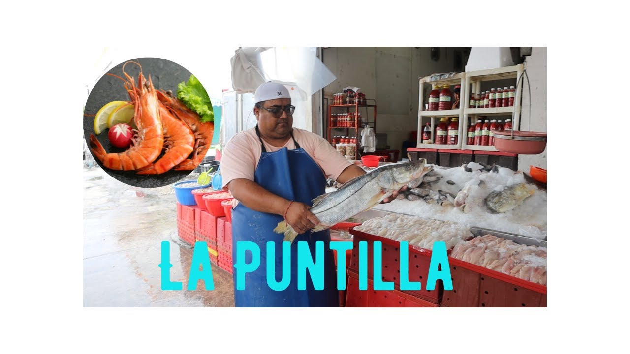 La puntilla de Tampico, Mercado de pescados y mariscos