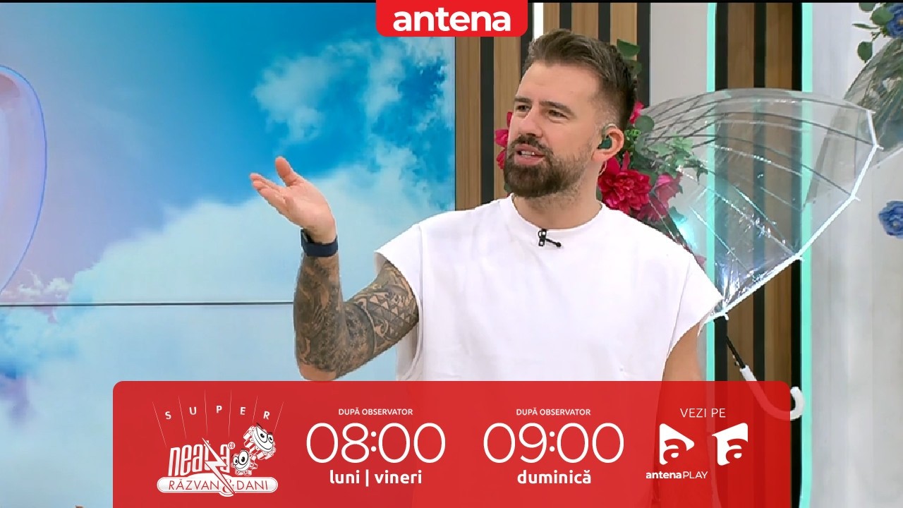 Mega provocare la Super Neatza! Ce joc lansează Florin Ristei