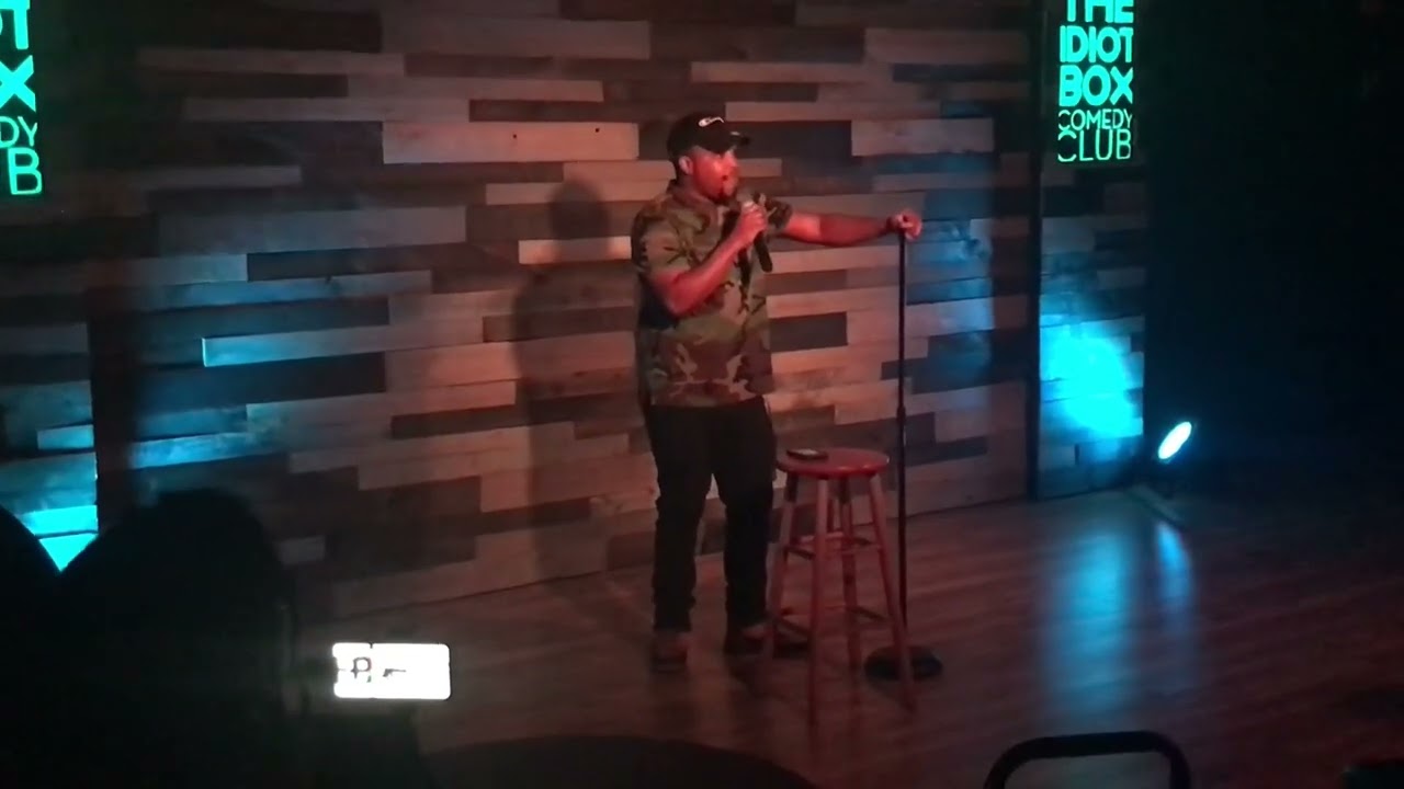 Stand up comedian Coop&rsquo;s first time on stage.