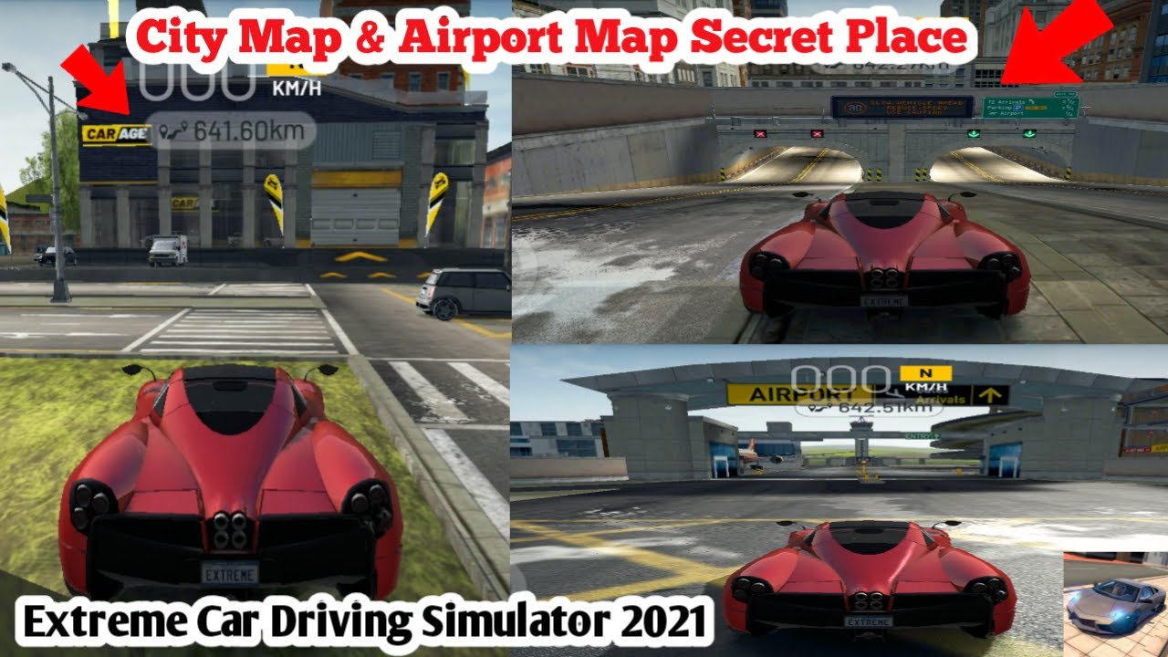 Extreme Car Driving Simulator City Map & Airpor Map secret place 2021 - Various 6.0.5 Android Davice