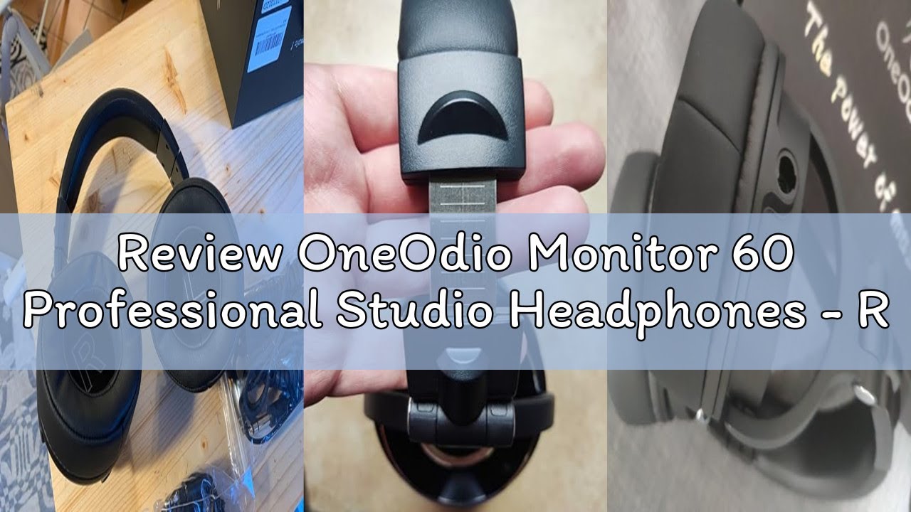 Review OneOdio Monitor 60 Professional Studio Headphones - Recording Wired Over Ear Headphones, Hi-R