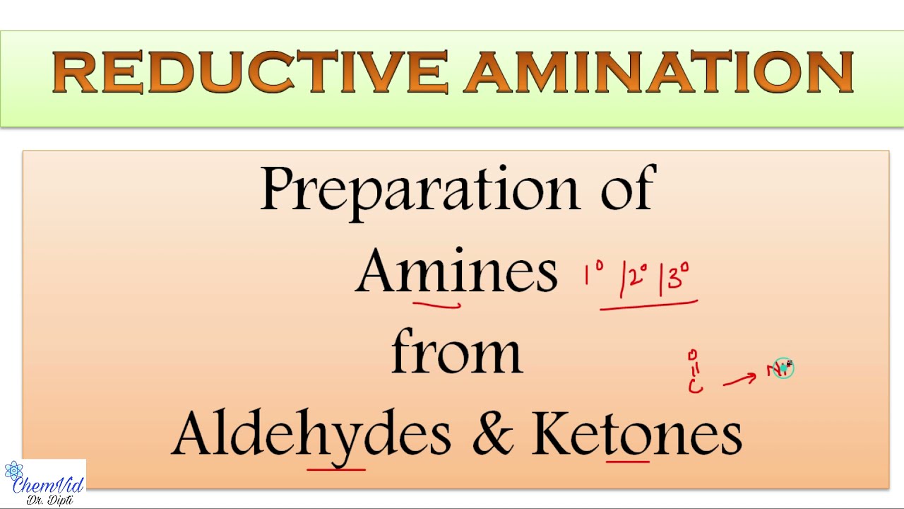 Reductive Amination || Preparation of Amines || Aldehydes and Ketones || Organic Chemistry