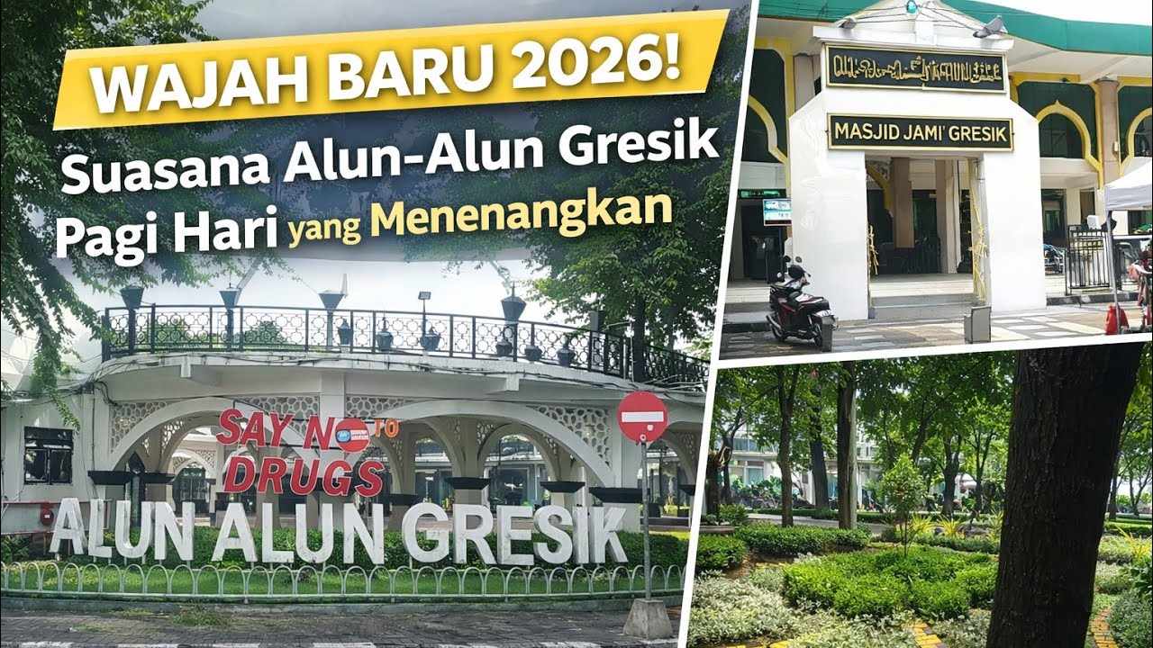 VLOG JALAN - JALAN SANTAI DI  ALUN-ALUN GRESIK (WALKIN TOUR 2026)