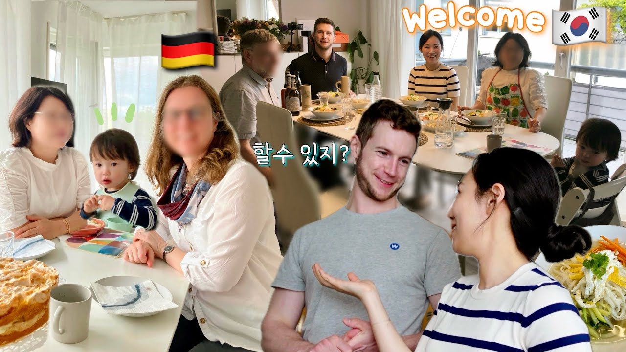🇰🇷Корейская мама и немецкие свекры: Угощаем корейской едой🇩🇪 Сын всегда такой?👦🏻 VLOG