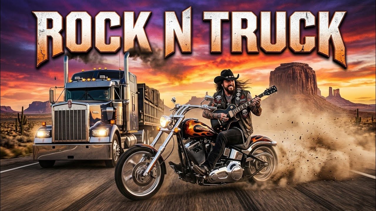 Rock N Truck Mix – Thunder Road Warriors | Country Rock for Long Night Drives #NightDrive #TruckLife