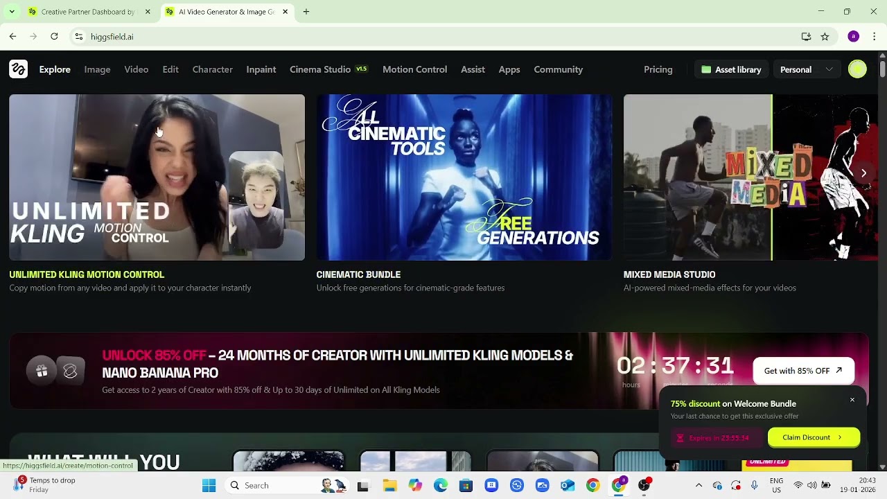 Create High quality video using Higgsfield.AI