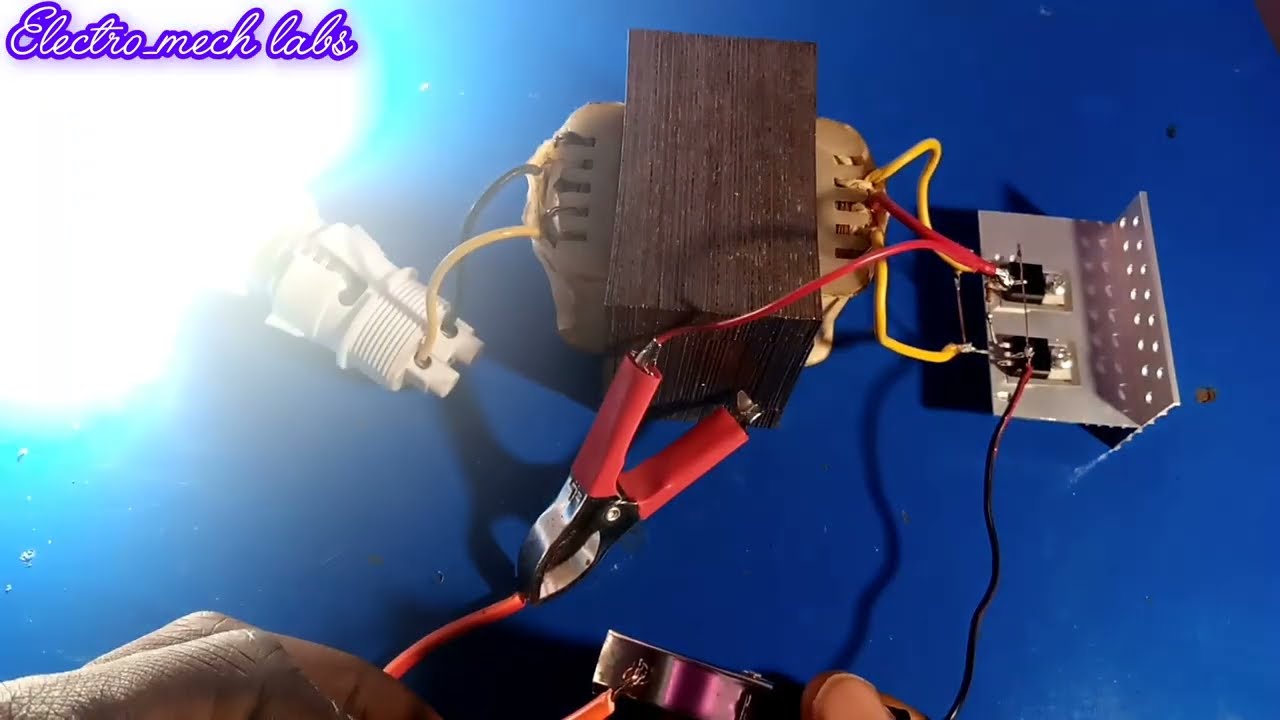 13007 transistor inverter | 12v to 220v #inverter #diy #homemade