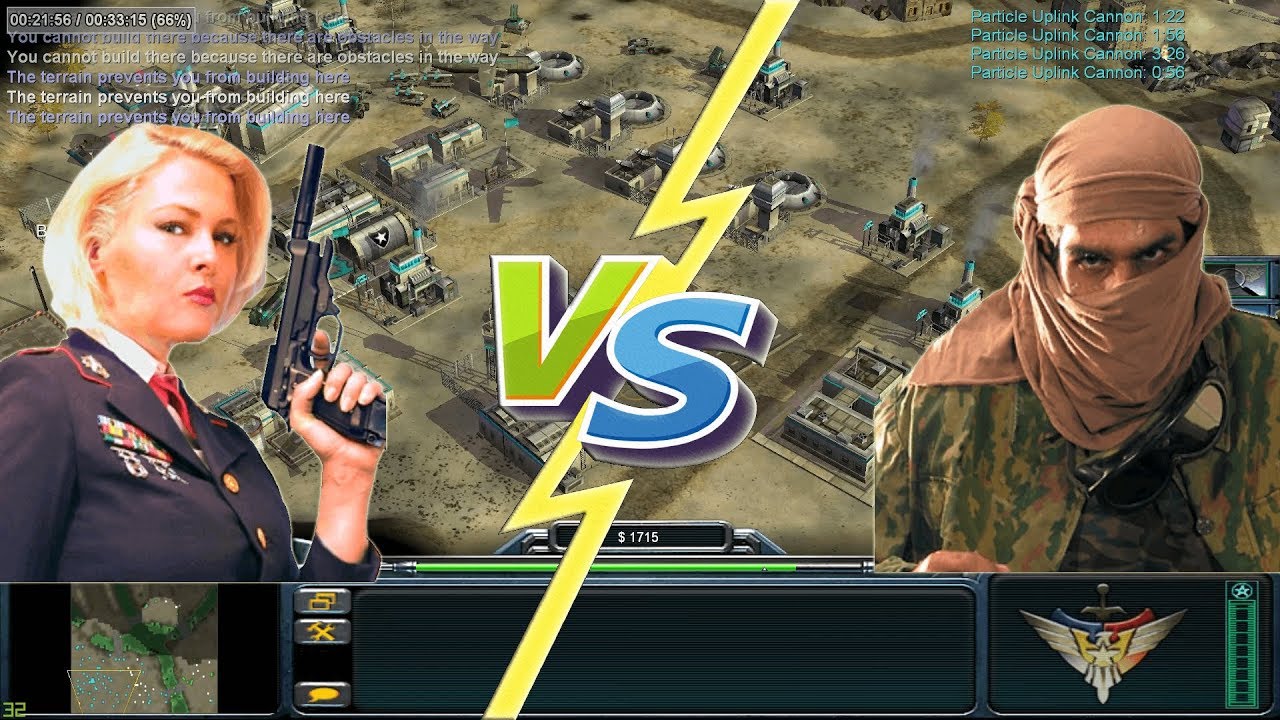 Generals Zero Hour - Challenge - General Alexander vs Dr Thrax - Hard Difficulty