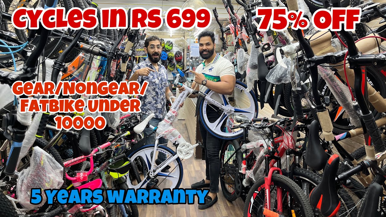 Cheapest Cycle Market in Delhi | Fatbike/Gear/Folding Cycles in 699 | Supreme Cycles @Srv Vlogs