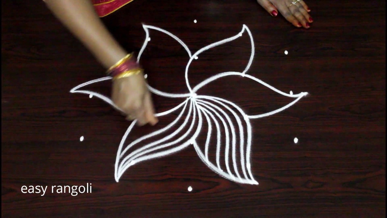 Creative & beautiful rangoli arts by Suneetha || easy muggulu || new kolam designs