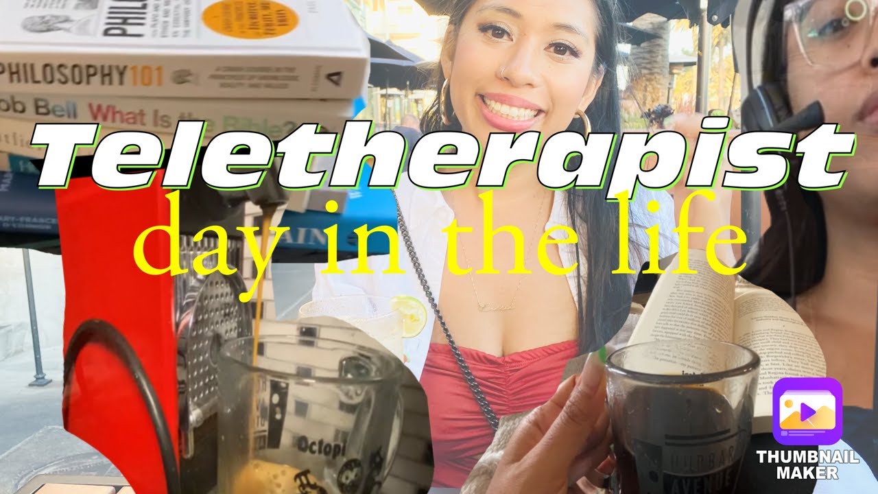 Days In The Life of a Newly Full-Time Teletherapist Working From Home | LCSW Ph.D Psychology Student