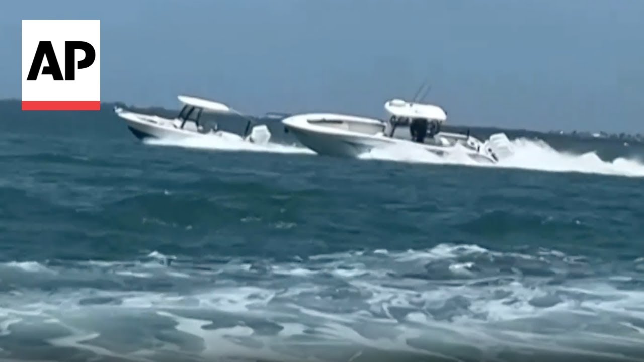 WATCH: Police stop a boat gone rogue in Florida