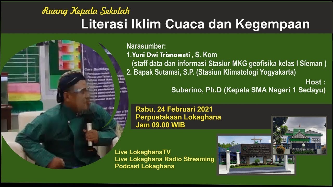 Literasi Iklim Cuaca dan Kegempaan Bersama BMKG Jogja