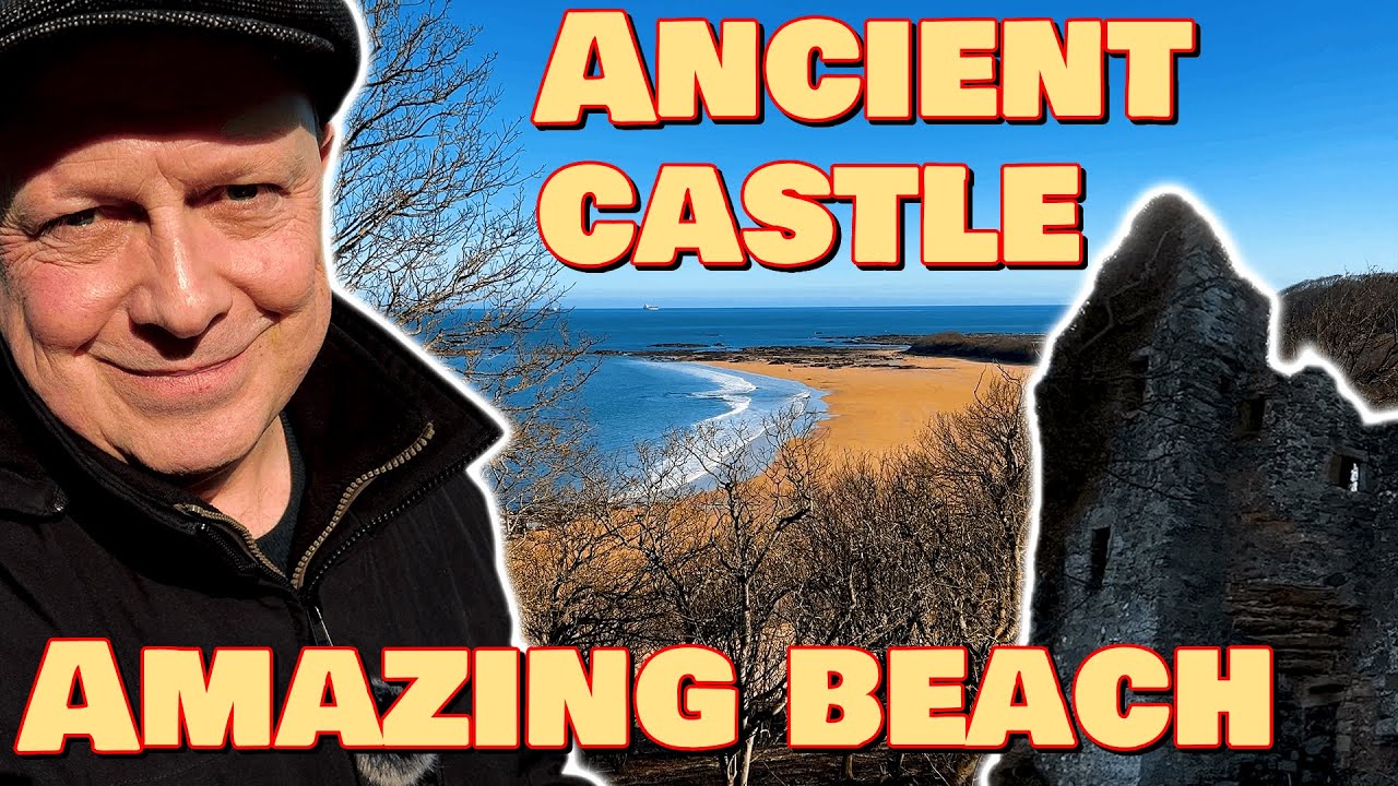 Mysterious SECRETS of Auldhame Castle and UK's Smallest Harbour at Seacliff Beach