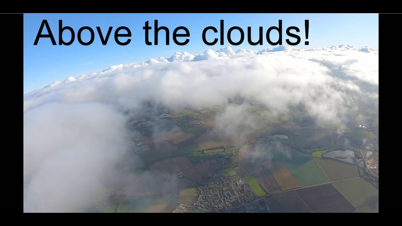 Paramotor flight 74 - Above the clouds