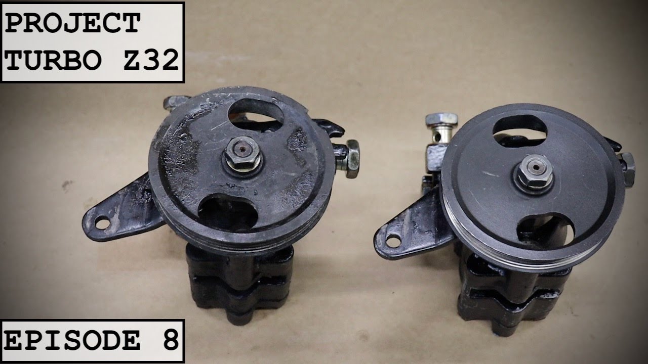 1990 Nissan 300 ZX Turbo - Episode 8: Power Steering Pump Install