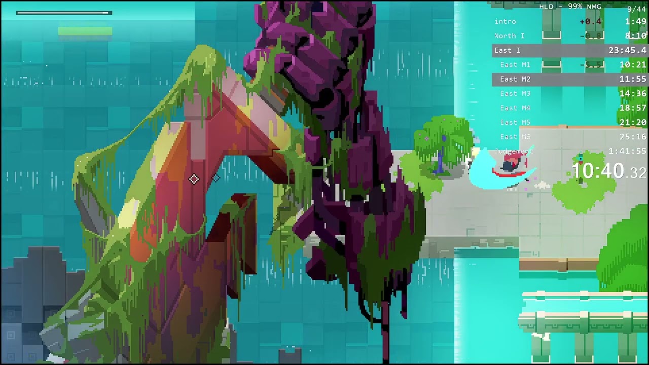 Hyper Light Drifter 99% NMG Speedrun in 1:38:31 (FWR)
