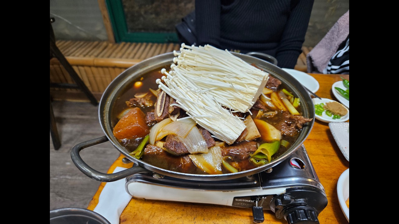 [광주][풍향동]밤실마을...갈비찜, 생고기(육사시미), 익비