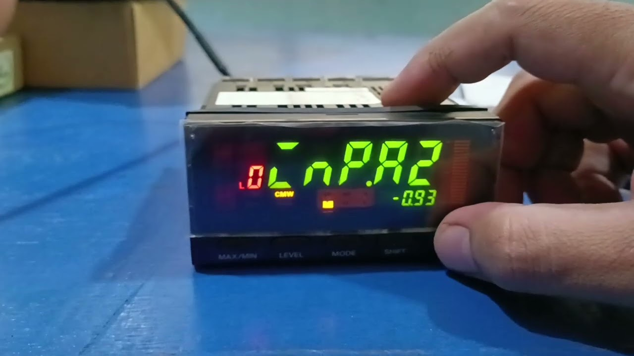 Omron K3HB VLC Calibration