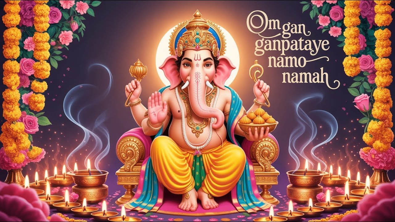 Ganesh Mantra 108 Times - Om Gan Ganpataye Namo Namah | गणेश मंत्र - ओम गण गणपते नमो नमः