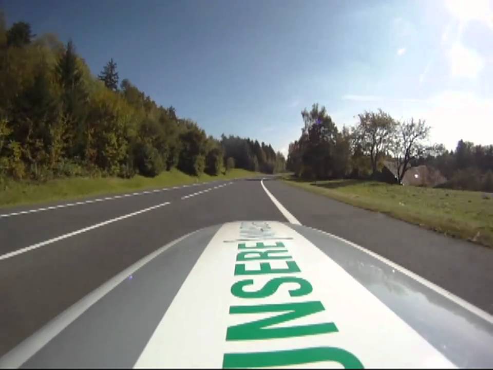 Wechselabfahrt sinner mango Velomobil highspeed downhill