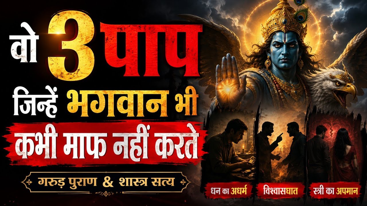 वो 3 पाप जिन्हें भगवान भी कभी माफ नहीं करते | Garud Puran & Shastra Truth | Devotional Documentary