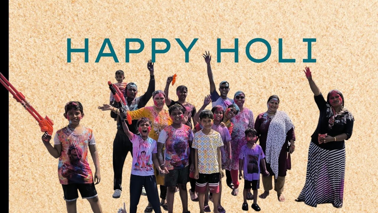 Holi Vlog #aadwik #trending #family #familyvlog #holi #viral #love