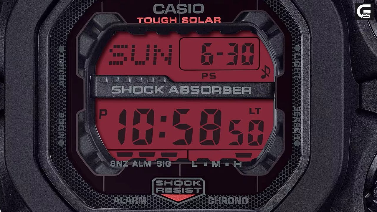 G-SHOCK GX-56 THE KING BASIC BLACK RED