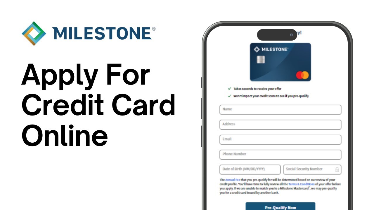 How To Apply For Milestone Credit Card Online | Register Milestone Mastercard (2024)