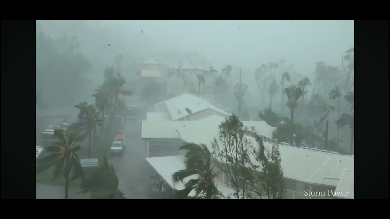 El sonido del viento y la lluvia en las chabolas 