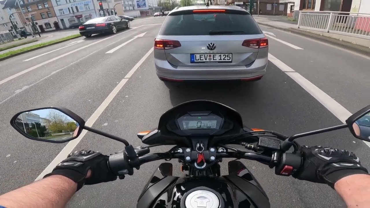 Honda CB125F erste Fahrt! Nagelneu! Alter Sack 45 fährt 125er B196#motorvlog #hondacb125f