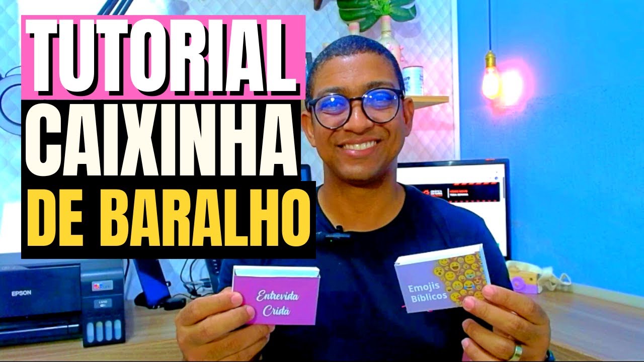 COMO FAZER MOLDE DE CAIXA PARA JOGOS DE CARTAS PERSONALIZADO I PASSO A PASSO