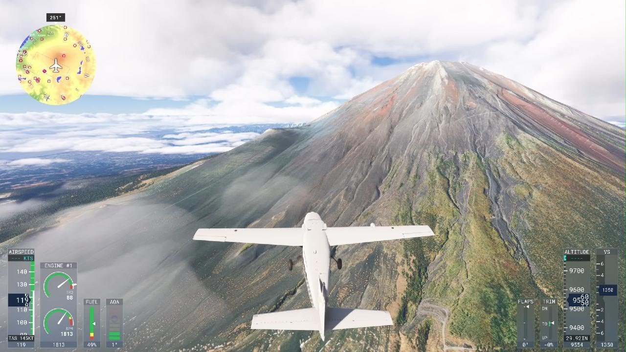 Microsoft Flight Simulator 2024 Гора Фудзіяма