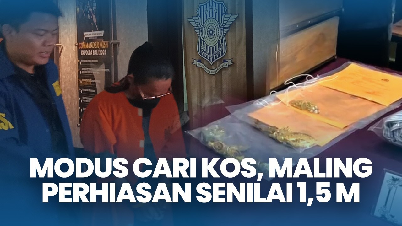 Belum Sempat Jual Perhiasan Hasil Curiannya Senilai Rp 1,5 Miliar, Alda Berhasil Diamankan