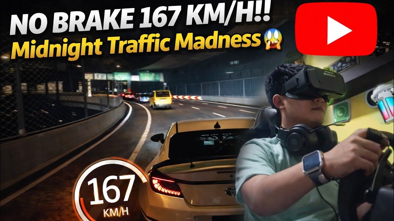 Full Speed Midnight Run! Traffic Padat #simracingcommunity
