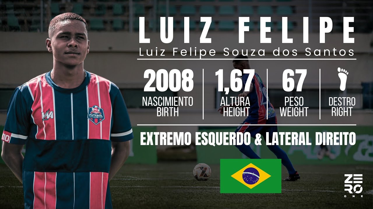 Luiz Felipe | Extremo Esquerdo & Lateral Direito | Material de Vídeo Atualizado (2026)