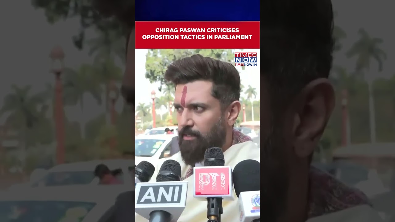 Chirag Paswan Reacts To Opposition's No-Confidence Plan Against LS Speaker Om Birla #shorts