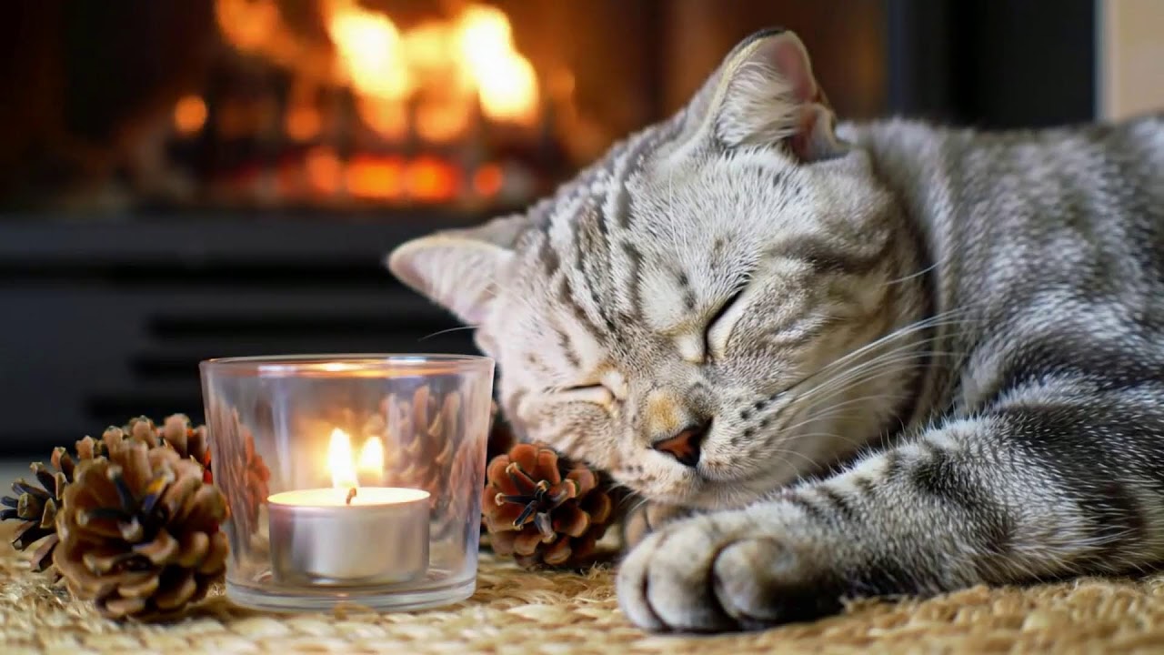 Music For Cats With Anxiety 🐈 Favorite 432Hz Sleep Sounds With Gentle Calm And Cozy Evening Vibes