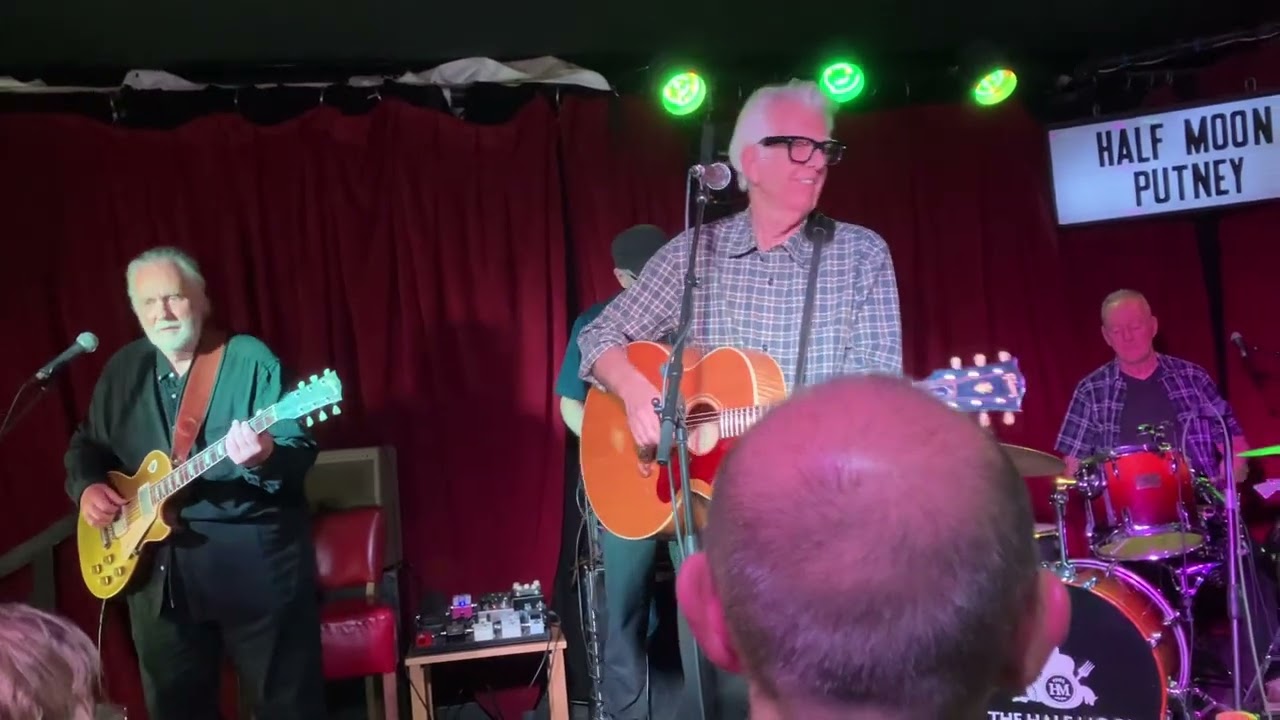 Nick Lowe, I Love The Sound Of Breaking Glass, Half Moon, Putney, London, October 13, 2025.