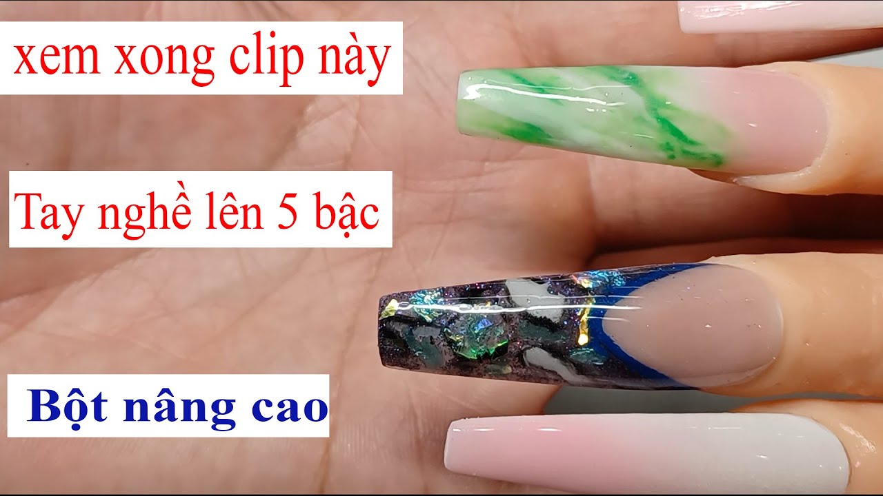 Cách Vuốt  Bột Nâng Cao - Đắp Cực Nhanh - Ra Cực Đẹp - Acrylic Nail