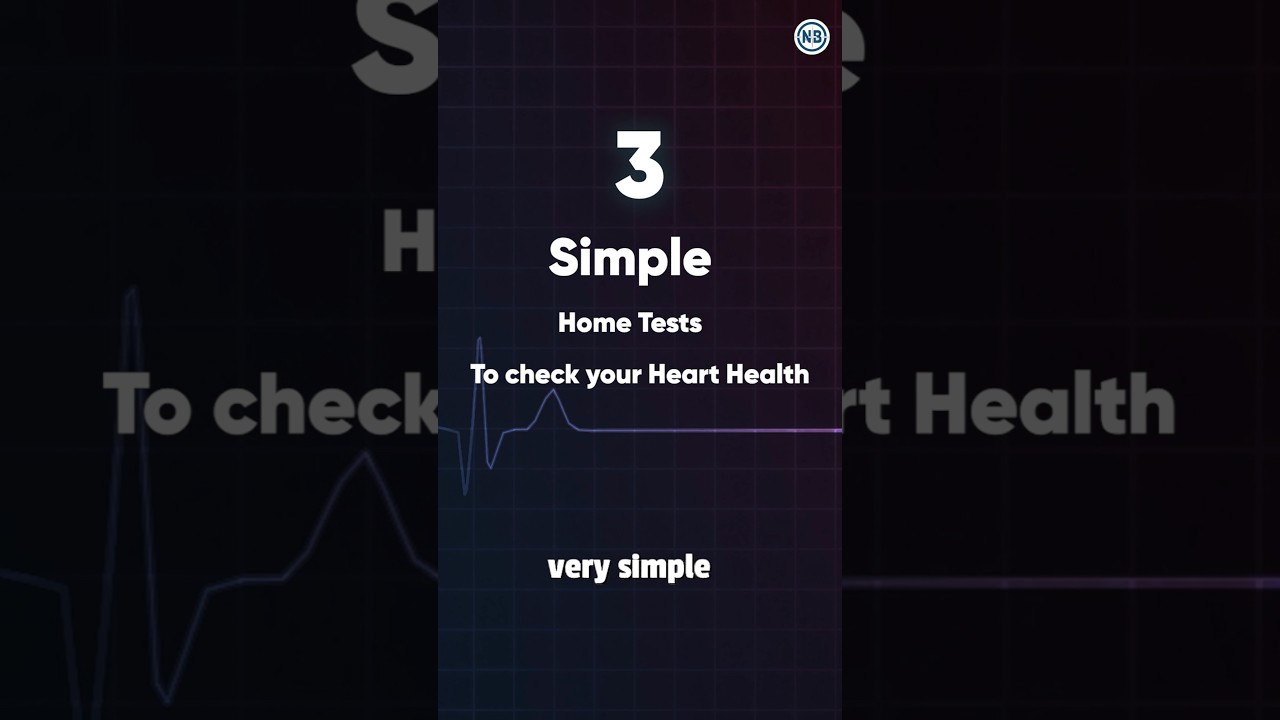 3 easy tests to check your heart health at home. Heart disease signs #hearthealth