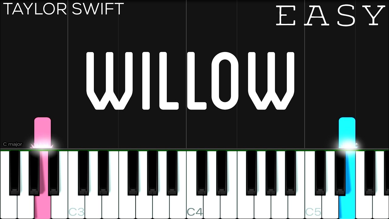 Taylor Swift - willow | EASY Piano Tutorial