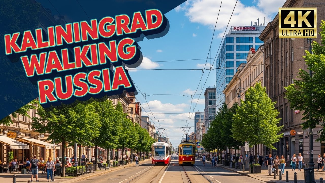 Russia's European Enclave: Walking Kaliningrad's Historic Heart | 4K UHD