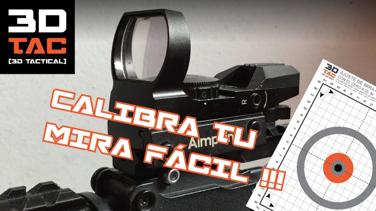 Airsoft Tips / calibra tus miras fácil y rápido.