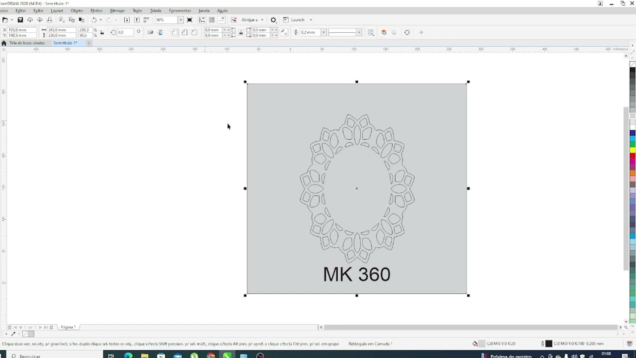 Markus Criativo - Fazendo arte no CorelDraw para MK 360