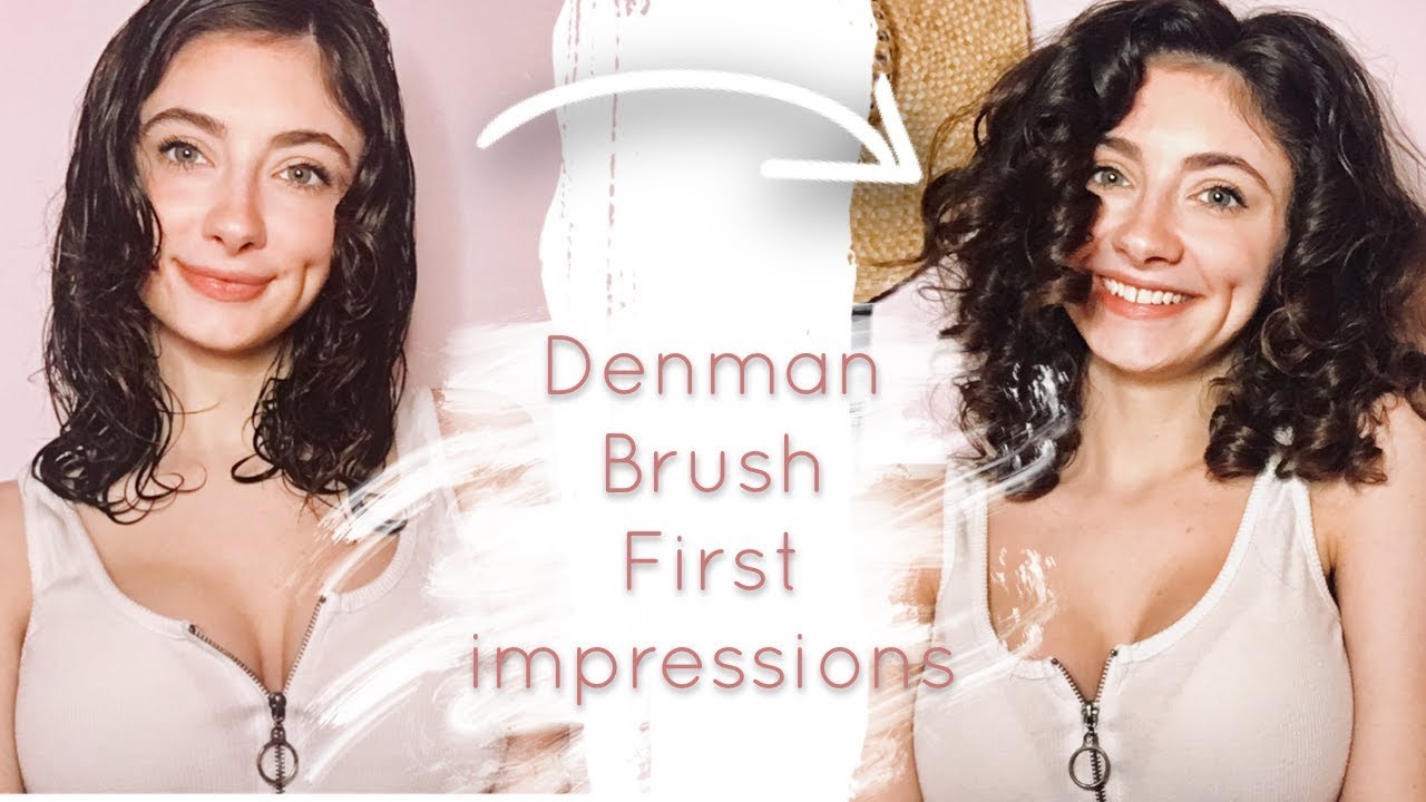 Denman Brush First Impressions On Wavy/Curly Hair