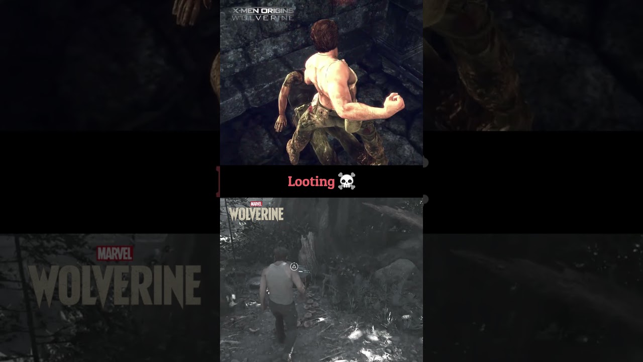 The Looting Comparison 💀 | X-Men Origins vs Marvel's Wolverine