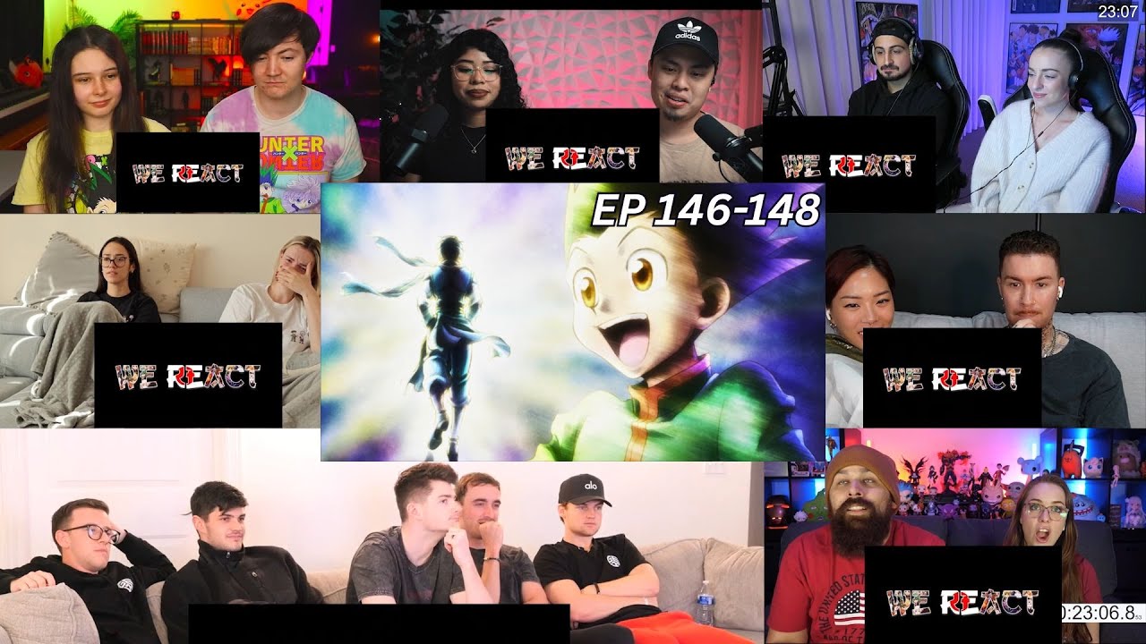 Hunter x Hunter Episode 146-147-148 | Reaction Mashup