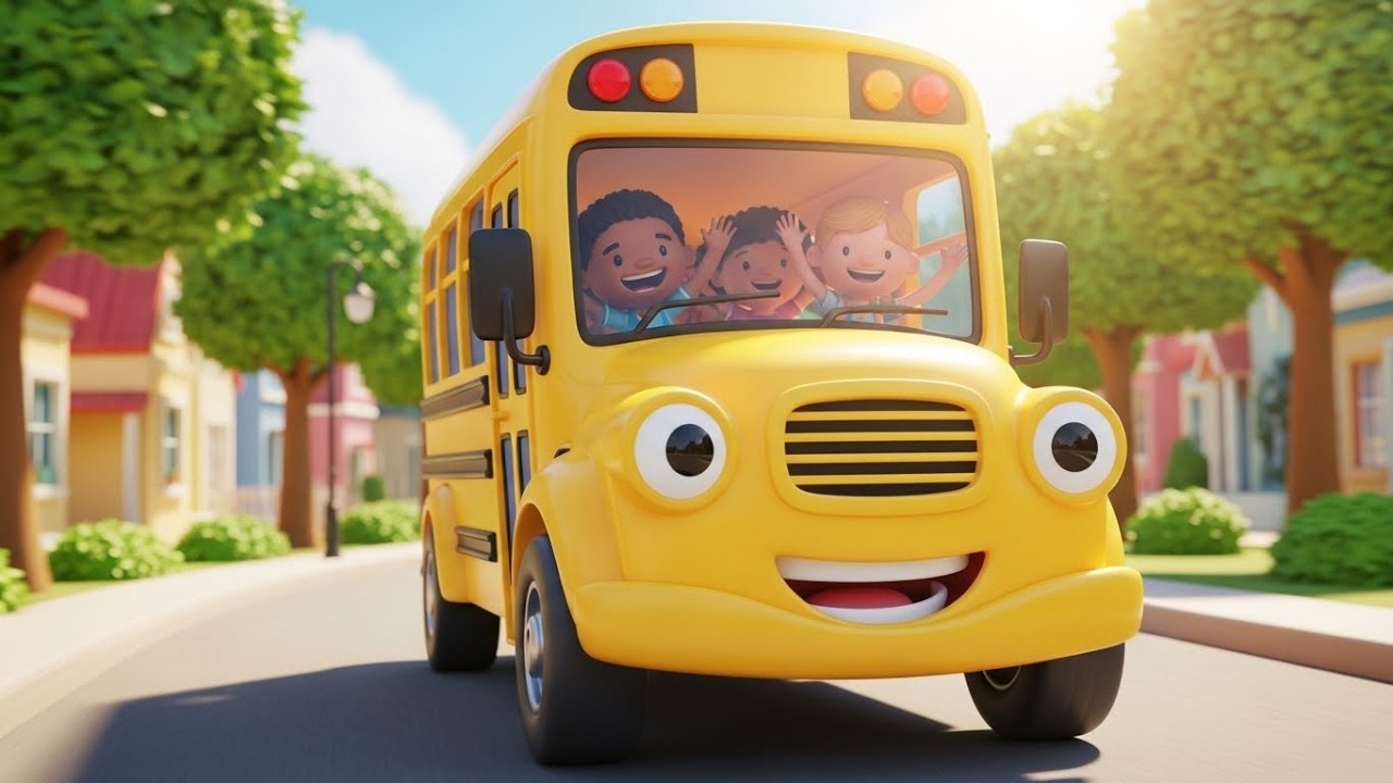 Школьный автобус поет утреннюю песню 🚌🎶 | Мультфильм для детей и весёлые приключения