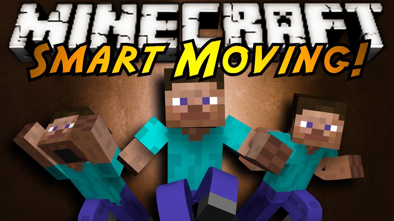 Minecraft Mod Showcase : SMART MOVING!